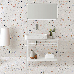 Gạch Lát Sàn Phòng Tắm Đá Nhân Tạo Gạch Lát Sàn Chống Trượt Gạch Terrazo — ảnh 1