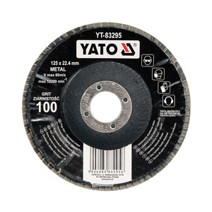 แผ่นเจียรยาโตะ 115 X 22.4 มม. 100 กริต สำหรับตัดและขัดโลหะ - Product Image 3