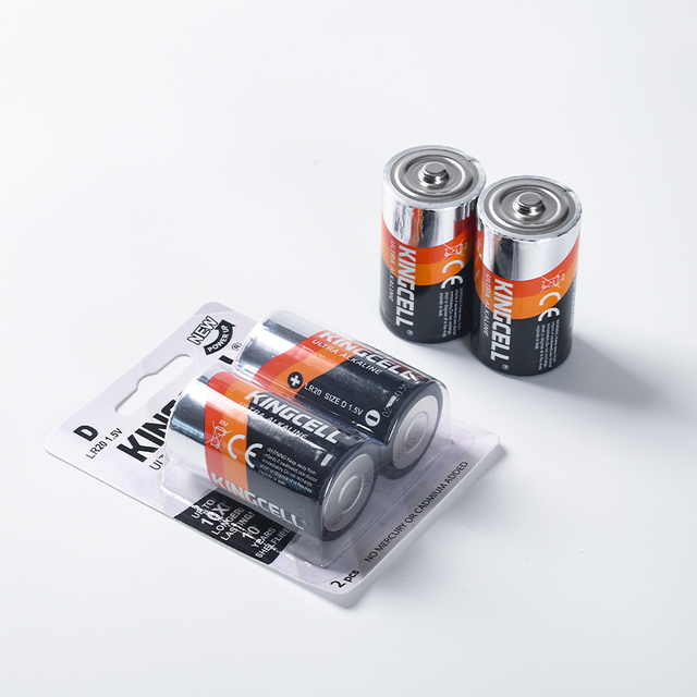 2 Pack High Capacity D Size Lr20 AM-1 Oem 1.5V Alkaline 15000Mah Primary Dry Non Rechargeable Battery Pack