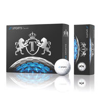 Balles de golf haute performance à rotation élevée, logo personnalisé, vente en gros, boîte de 12 balles pour tournoi, cadeau d'entreprise, balles de golf à toucher doux