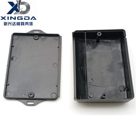 Boîtier électronique en plastique ABS moulé par injection avec languettes de montage latérales pour module de contrôleur de carte de circuit imprimé automobile