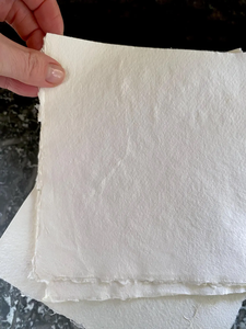 Blanc Carré À La Main Papier Coton Papier Deckle Bord Écriture <span class=keywords><strong>Dessin</strong></span> Invitation Menu Cartes - Product Image 2