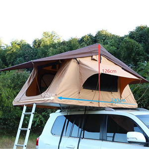 Tente de toit pour <span class=keywords><strong>voiture</strong></span> en ABS à coque rigide avec <span class=keywords><strong>tissu</strong></span> Oxford, pour camping extérieur quatre saisons, ouverture rapide automatique avec échelle - Product Image 6