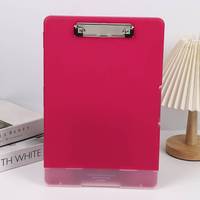 Boîte à documents A4 étanche avec porte-stylo, planche à écrire, organiseur de classement multifonction en plastique pour le rangement des papiers