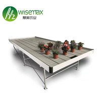 Banc roulant bon marché de reflux et de flux de plateau de support d'inondation de jardin pour des usines de pépinière