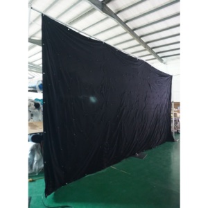 Aluminum event wedding backdrop <b>stand</b> <b>pipe</b> and drape for led star curtain - Product Image 3