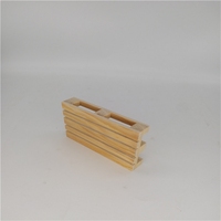 Sous-verres en bois poli écologiques personnalisés, mini palette en bois pour tasses, sous-verres en bambou