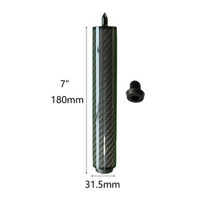 Extensión de taco de billar de fibra de carbono de 180 mm y 250 mm, duradera, para tacos de snooker - Product Image 5