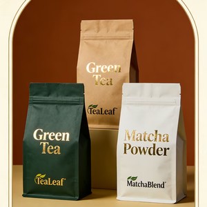 Sachet Doypack en Papier Kraft avec Fenêtre Transparente - Emballage Écologique Compostable pour Barres de Granola, Snacks et Céréales - Product Image 6