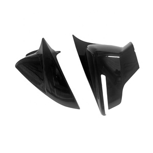 Rivestimento della copertura dello specchietto retrovisore nero lucido in plastica ABS per <span class=keywords><strong>SEAT</strong></span> <span class=keywords><strong>Leon</strong></span> 5F MK3 2012 2013 2014 2015 2016 2017 2018 2019 - Product Image 4