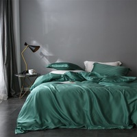 Parure de lit de luxe 100% Tencel, draps, housse de couette