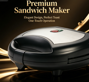<span class=keywords><strong>Sandwichera</strong></span> Antiadherente de 750W con Placas Triangulares, Carcasa Fría al Tacto, Indicadores de Encendido, Almacenamiento Compacto para un Desayuno Rápido - Product Image 1
