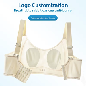 Sujetador invisible sin costuras personalizable para mujer, minimiza el busto <span class=keywords><strong>grande</strong></span>, copas tipo orejas <span class=keywords><strong>de</strong></span> conejo, evita la apariencia abultada, ultrafino y transpirable - Product Image 4