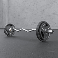 Barre de musculation OKPRO, vente en gros, logo personnalisé, usage commercial, 1,2 m, pour entraînement de musculation