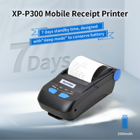 Xprinter XP-P300 58mm Imprimante Sans Fil Sans Encre Mini Imprimante Portable pour Autocollant Imprimante Thermique