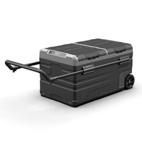 Portable électrique alimenté par batterie TW série roues poignée Camping réfrigérateur compresseur RV extérieur ménage hôtel utilisation