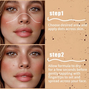 Maquillage cosmétique polyvalent imperméable pour le visage, <span class=keywords><strong>crayon</strong></span> à taches de rousseur, pointe en <span class=keywords><strong>feutre</strong></span> Flexible, grains de beauté, Mini stylo à taches de rousseur naturelles - Product Image 4
