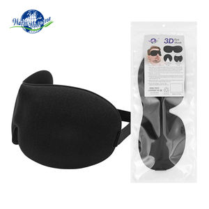 Fabrika özelleştirme yüksek esnek sünger hafif ve rahat seyahat körü körüne 3D uyku göz maskesi - Product Image 5