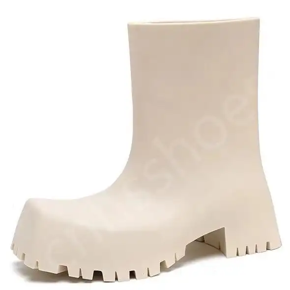 High quality waterproof shoes solid color rubber gum boots wellies rain boots flex shoes for rain