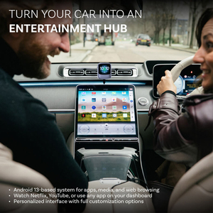 Ottocast <span class=keywords><strong>Android</strong></span> AI <span class=keywords><strong>Box</strong></span>, Control por Voz, CarPlay Inalámbrico, <span class=keywords><strong>Android</strong></span> Auto, <span class=keywords><strong>Android</strong></span> 13, 8+128G, Bluetooth 5.1, para Automóvil Universal - Product Image 4