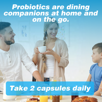 Capsules de probiotiques OEM 50 milliards de UFC pour la santé intestinale et la beauté, supplément de probiotiques pour le bien-être quotidien et l'équilibre naturel