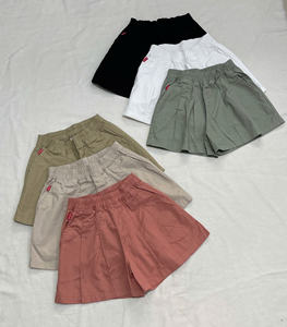 Nuevo Top 0,2 kg 30X30X2 cm Cintura elástica Media transpirable Sólido Khakis Servicio OEM Vietnam Ropa para niños Parte inferior - Product Image 6