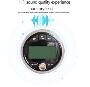 Lettore MP3/MP5 Marino per Yacht, Bus Turistici, ecc., Supporta Ingresso AUX e USB, Ascolta Radio FM e AM - Product Image 5