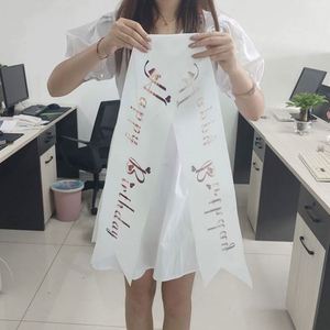 Hot Selling Custom Design Bride to Be Groom to Be Beauty Pageant Ribbon Body <b>Sash</b> - Product Image 3