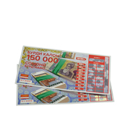 Impression de billets de loterie à gratter personnalisés