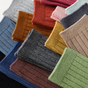 Calcetines para niños y niñas, calcetines largos acanalados hasta la rodilla de Color sólido para niños, botas, calentadores de piernas para niños, calcetines uniformes - Product Image 5