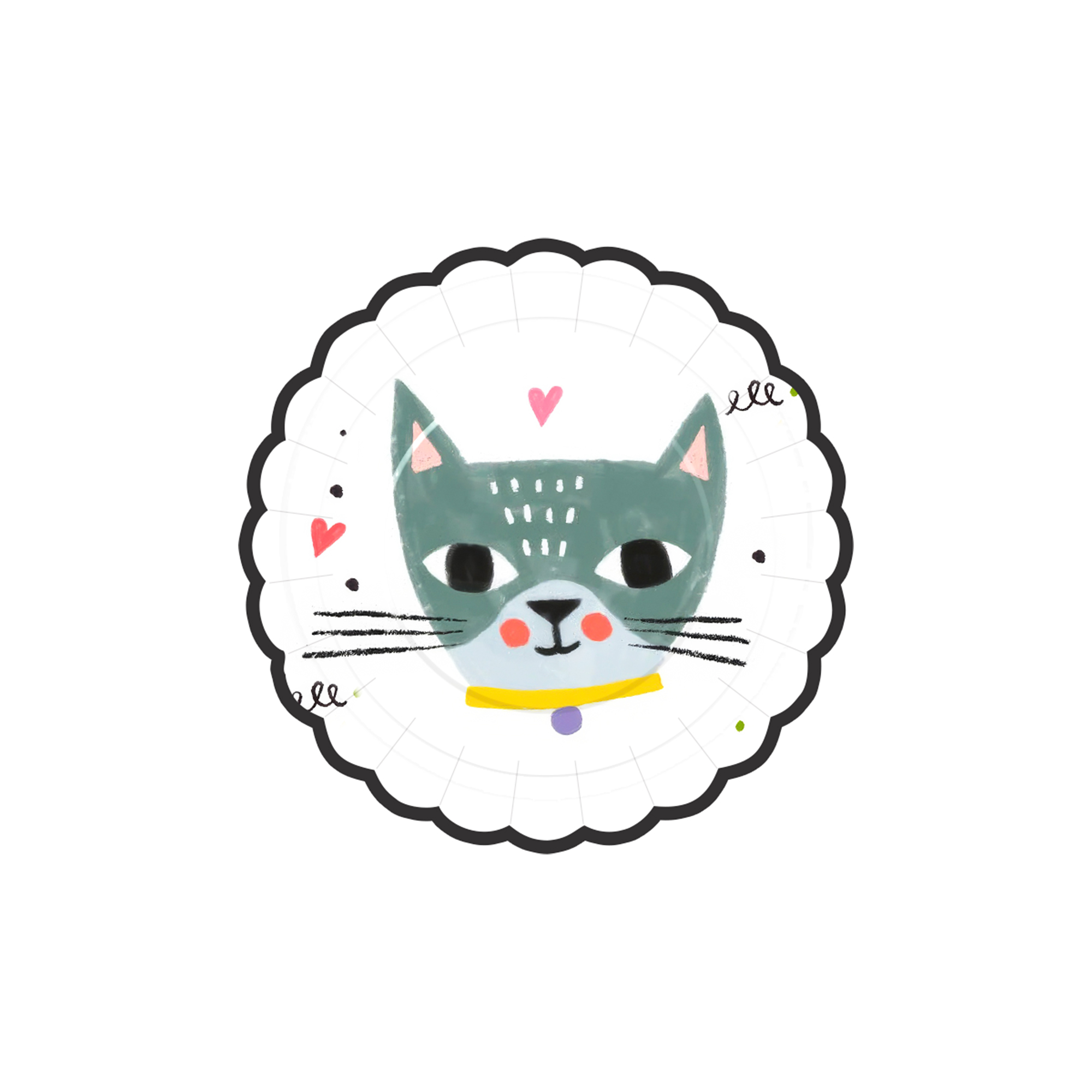 7inch paper plate*8pcs