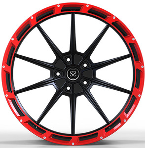 Jantes Bead Lock forgées monobloc, staggered, 20 et 21 pouces, <span class=keywords><strong>entraxe</strong></span> <span class=keywords><strong>5x130</strong></span> pour Porsche Cayman - Product Image 2