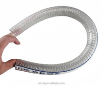 Tuyaux de drainage flexibles à injection d'huile haute température, haute pression, grand diamètre, en PVC renforcé de fil d'acier