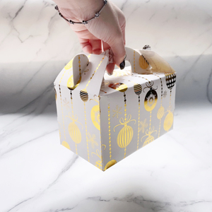 Custom Printed Exquisite Cute Packaging Supplies Handbag <b>Candy</b> Paper <b>Bag</b> Foldable Snack <b>Small</b> <b>Bag</b> for <b>Christmas</b> Wedding Gifts - Product Image 3