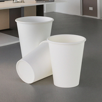 Gobelet en papier recyclable à paroi simple isolé et jetable KING GARDEN pour boissons chaudes, thé, boissons énergisantes, logo personnalisé (4-22 oz)