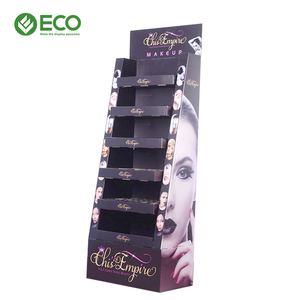 Chất lượng cao mỹ phẩm eyeshadow và lông mi kệ trưng bày các tông sàn hiển thị đứng cho trung tâm mua sắm sử dụng - Product Image 2