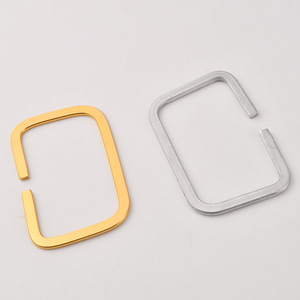 Poignée trapézoïdale en aluminium pour sacs, sacs à dos, bagages, argent, or, robuste, quincaillerie personnalisée disponible - Product Image 2