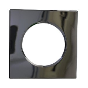 Set di 3 paralumi quadrati in cromo argento per faretti LED FP8705W - Product Image 3