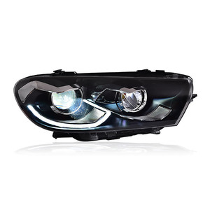 Styg de voiture pour phare Volkswagen <span class=keywords><strong>Scirocco</strong></span> 2008-2016 Lampe frontale LED <span class=keywords><strong>DRL</strong></span> Projecteur Lentille High Beam Accessoires Auto - Product Image 1