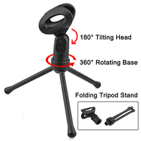 Sf 666 Studio-Kondensatormikrofon-Adapter - Omnidirektionales Handmikrofon für Desktop-Konferenzen, Geeignet für PC/Laptop mit Geräuschunterdrückung
