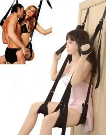 Seks erotik oyuncaklar dükkanı aracı için çiftler seks bandaj aşk yetişkin oyun sandalyeler asılı kapı salıncak