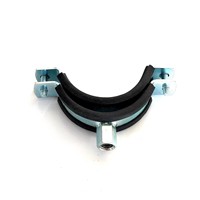 Collier de serrage robuste avec revêtement en caoutchouc, collier de serrage anti-sismique, vente directe du fabricant