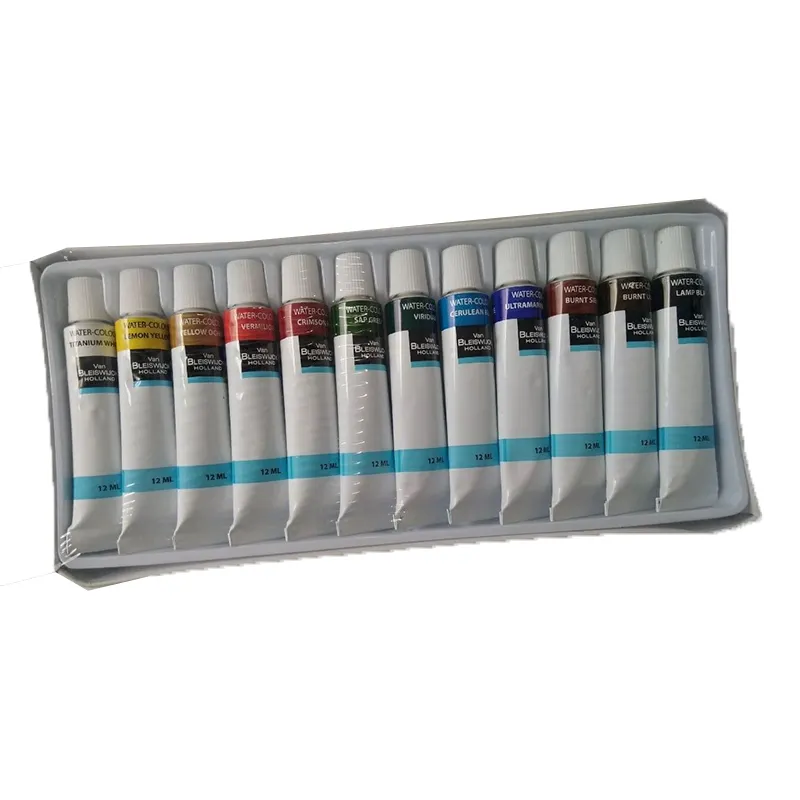 Pas cher Multi Vibrant Couleurs Acrylique Peinture Non-toxic18 couleurs Acrylique Couleur Ensemble pour les écoliers