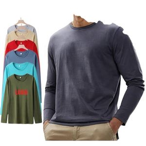 Unisex Heavy CVC Long Sleeve T-Shirt High Quality Men Women's Blank Plain Shirt Embroidery Printing Design Logo Knitted Solid - Product Image 1