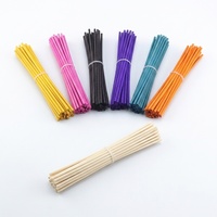 Bâtonnets diffuseurs en rotin de qualité A de 3 mm, bâtonnets en bambou naturel pour la diffusion de parfum