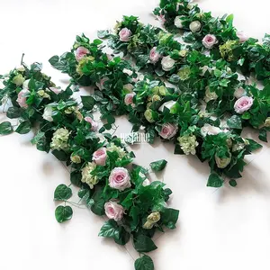Grandi fiori di rosetta tavoli in raso Premium Runner Foam Les Flower Runner Wedding Table