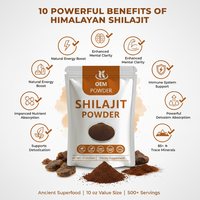 Poudre d'extrait de Shilajit en vrac de haute qualité pour le système immunitaire, avec tests tiers, 100 % pure, pour café au Shilajit