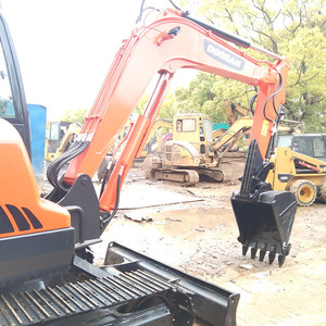 รถขุด DOOSAN DX60 มือสอง 6 ตัน เครื่องยนต์ยันม่าร์ ปั๊มไฮดรอลิก Doosan Mottrol มอเตอร์วาล์ว KYB ชั่วโมงการใช้งานต่ำ สภาพ 90% ปี 2023 - Product Image 4