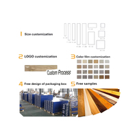 Plancher en vinyle rigide SPC WPC antidérapant, résistant à l'usure, imperméable, écologique, luxueux, minimaliste, uni, pour l'intérieur