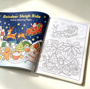 Hot Selling Custom <strong>Christmas</strong> Cartoon Coloring <strong>Book</strong> for Kindergarten Kid Toddler Art Drawing <strong>Activity</strong> <strong>Book</strong> Coloring <strong>Book</strong> Printing - Product Image 2